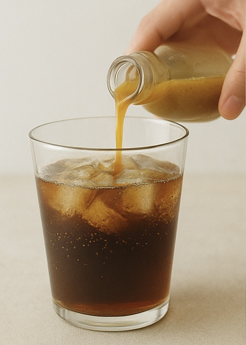 お湯や炭酸水で割った&Rest